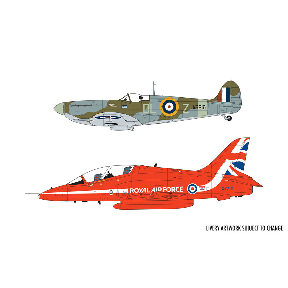 Airfix A50187 Best of British Spitfire and Hawk 1:72 Plastic Model Kit