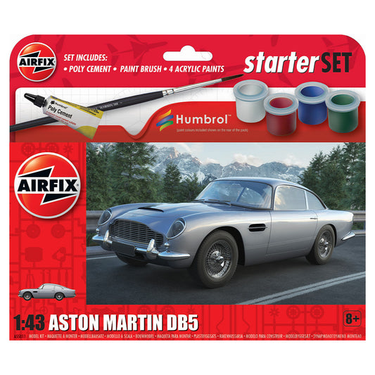 Airfix A55011 Starter Set - Aston Martin DB5 1:43 Model Kit