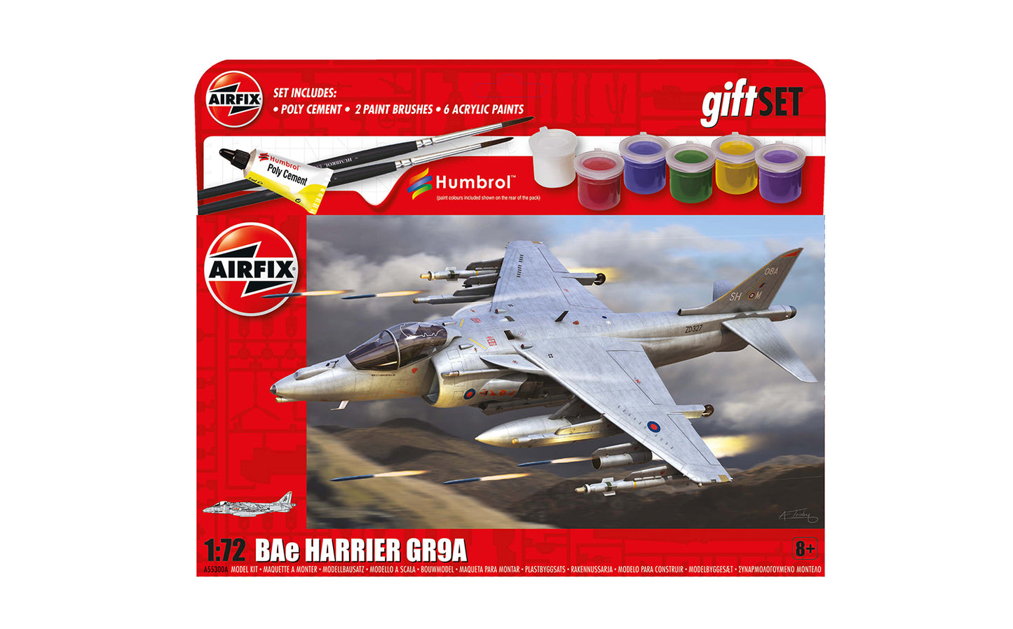 Airfix A55300A Hanging Gift Set - BAE Harrier GR.9A 1:72 Model Kit