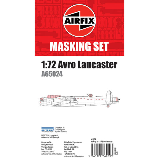 Airfix A65024 Avro Lancaster Masking Set for 1:72 Model Kits