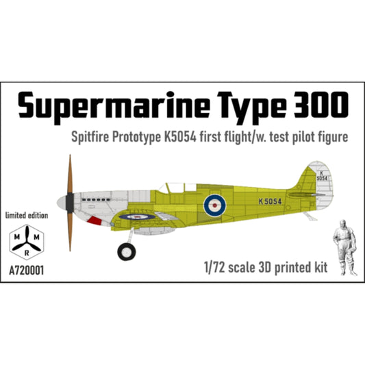 IBG A70001 Spitfire Prototype K5054 Stage 1 1st Flight & Figure 1:72 Model Kit