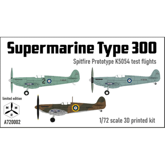IBG A70002 Spitfire Prototype K5054 Stage 2,3,4 Figure 1:72 Model Kit
