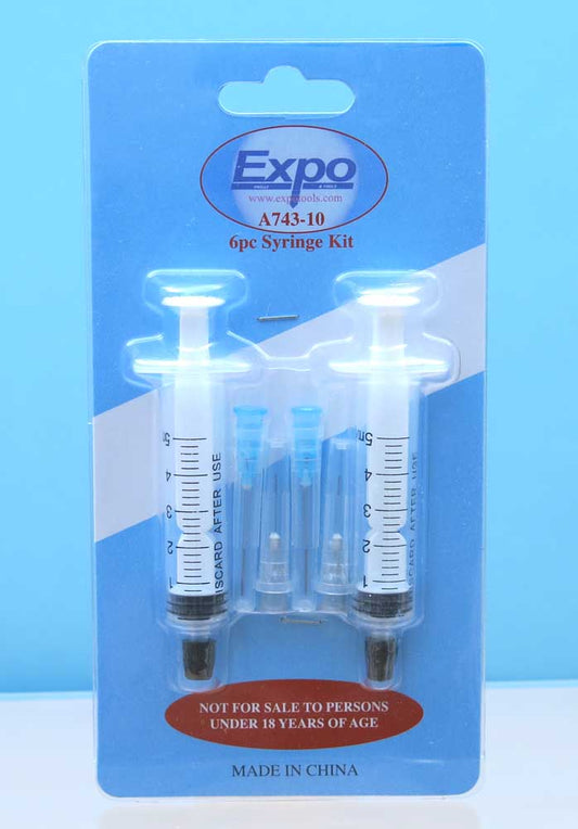 Expo Tools 6Pc Syringe Kit A74310