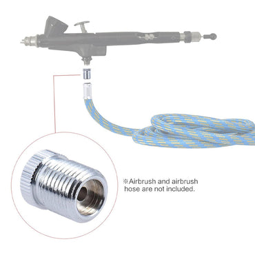 Badger Airbrush Compressor Hose Adaptor: 1/8 BSP Male to M5 Badger