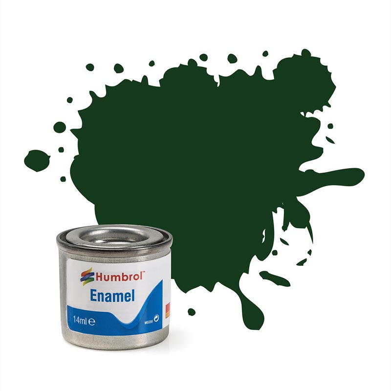 HUMBROL 3 Brunswick Green Gloss Enamel 14ml Model Kit Paint