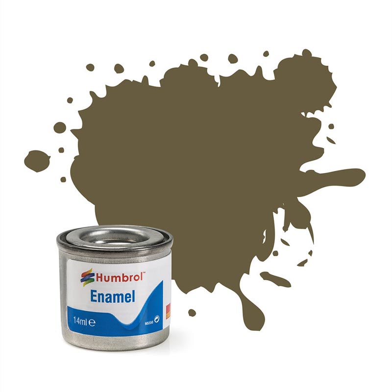 HUMBROL 86 Light Olive Matt Enamel 14ml Model Kit Paint