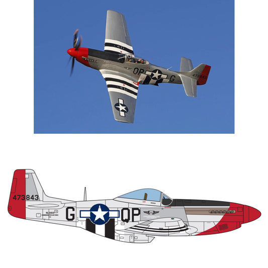 Corgi North American P-51D 'Old Red Nose' 44-73843 AA27710