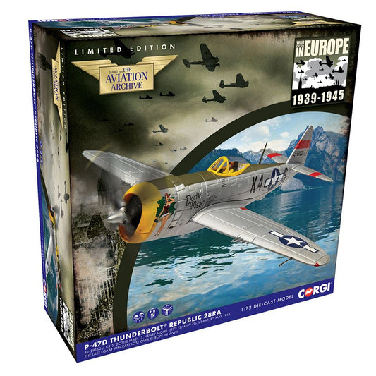 Corgi AA33827 Republic P-47D Thunderbolt 28RA 'Dottie Mae' 1:72 Diecast Model