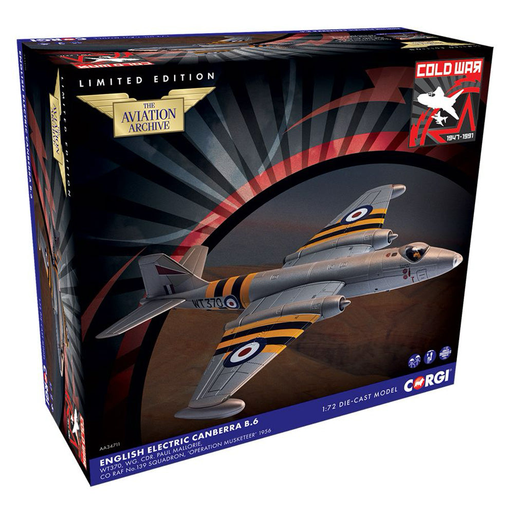Corgi AA34711 English Electric Canberra B.6 WT370 Op. Musketeer 1956 1:72 Model