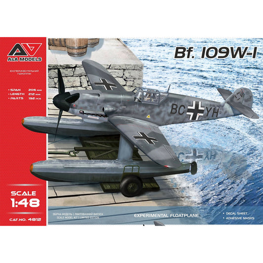 A&A Models 4812 Messerschmitt Bf-109W-1 Float Plane 1:48 Model Kit