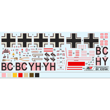 A&A Models 4812 Messerschmitt Bf-109W-1 Float Plane 1:48 Model Kit