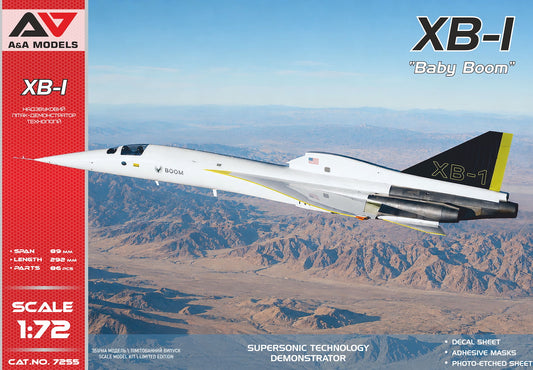 A & A Models AAM7255 1:72 XB-1 "Baby Boom" supersonic demonstrator