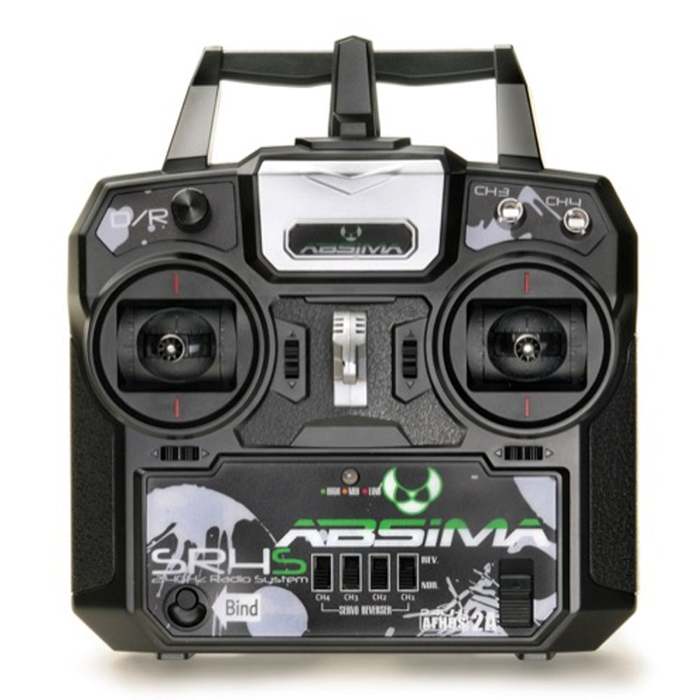 Absima SR4S 4-Channel Stick Radio 2.4GHz for RC Control Car/Boat 2000022
