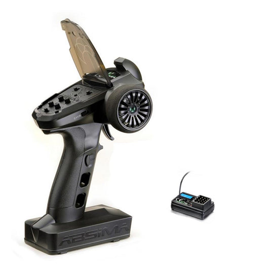 Absima CR4S 4-Channel Wheel Radio w/Receiver RC Car/Boat/Tank Controller