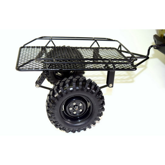 Absima Metal Trailer (Single Axle) 1:10 Scale RC Crawler Accessory 2320081