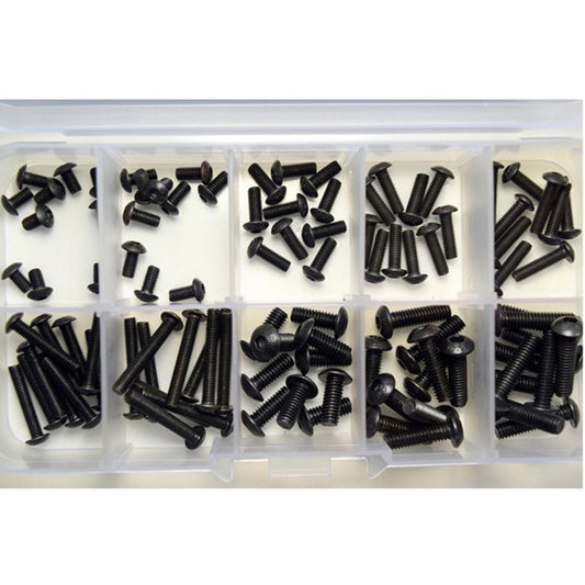 Absima 1:8 & 1:10 Roundhead Screw Set 100pcs 3020004