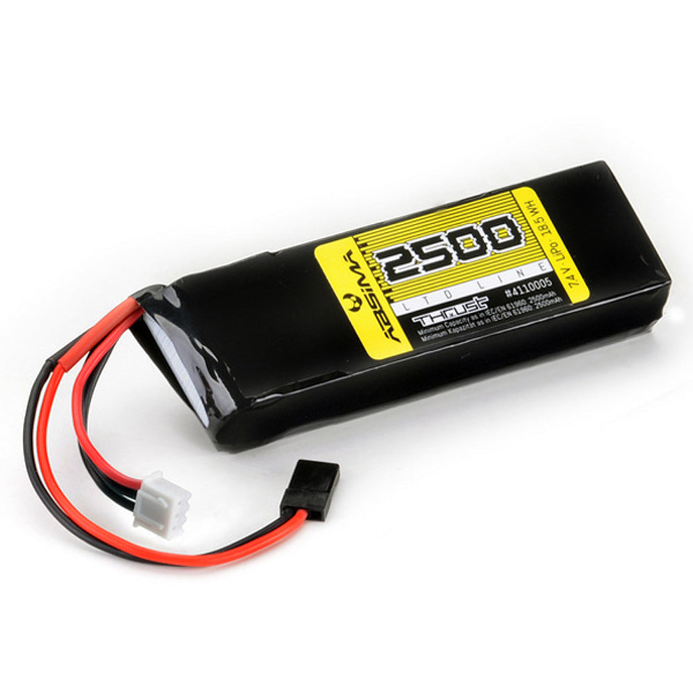 Absima RX LiPo 7.4V 2500 SC (JR) RC Battery