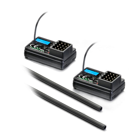Absima RC Receivers 4ch 2.4ghz for Radio Control Cars R4WP-Micro x2 TWIN PACK