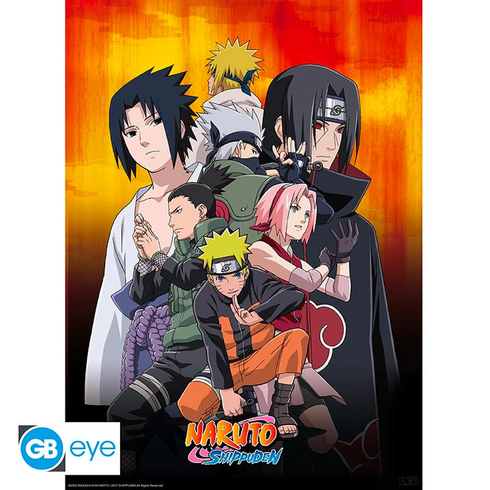 NARUTO SHIPPUDEN - 2x Chibi Posters - Ninjas (52x38) ABYDCO726
