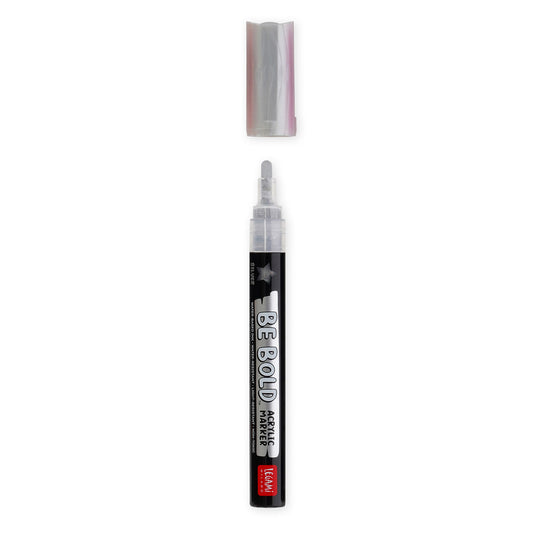 Legami Be Bold Acrylic Marker Pen - Silver