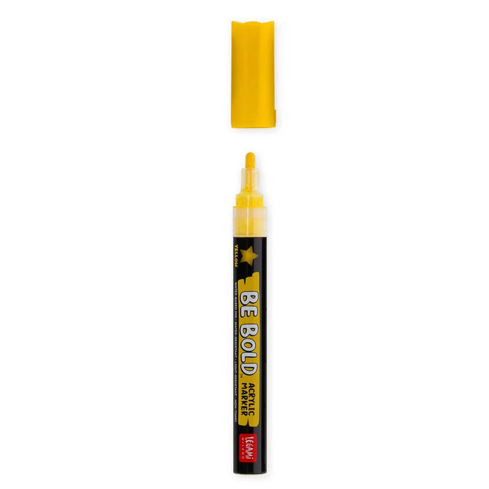 Legami Be Bold - Yellow Acrylic Paint Marker
