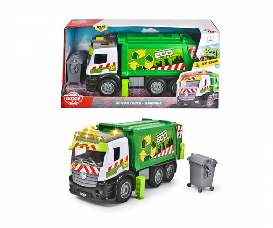 Dickie Action Truck Recycling Garbage w/Light & Sound 203745014