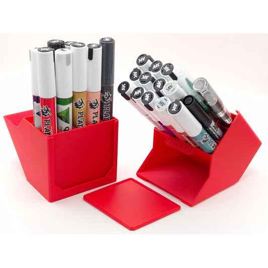 Jadlam 3D Paint Marker Holder Workbench Organiser Storage Rack for 15 Markers