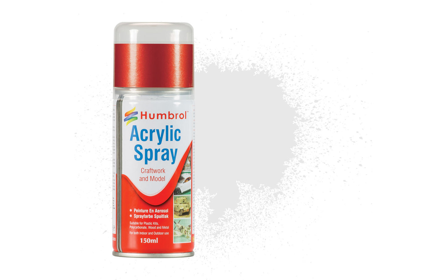 Humbrol AD6034 No 34 White Matt Model Kit Acrylic Spray Paint