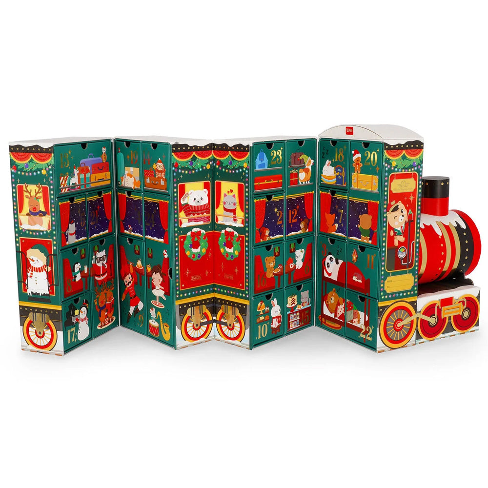Legami 2025 Advent Calendar - Christmas Countdown Train