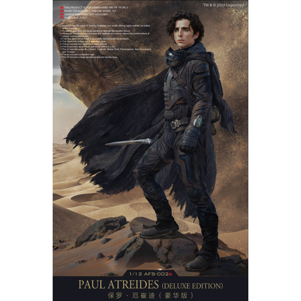 Meng AFS-002 Dune: Paul Atreides Figure Deluxe Edition 1:12 Model Kit