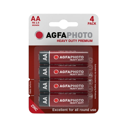 AGFAphoto AA Batteries 4-Pack R6 1.5V