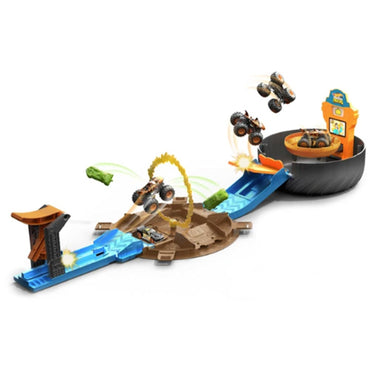 Hot Wheels Monster Trucks Stunt Tyre Playset Toy GVK48