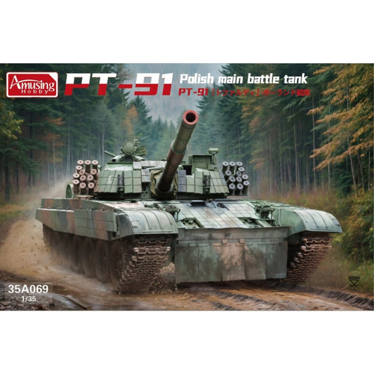 Amusing Hobby AH35A069 PT-91 Polish Main Battle Tank 1:35 Model Kit
