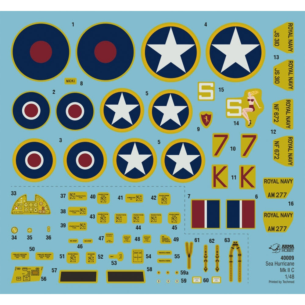 Arma Hobby 40009 Sea Hurricane Mk IIc 1:48 Model Kit