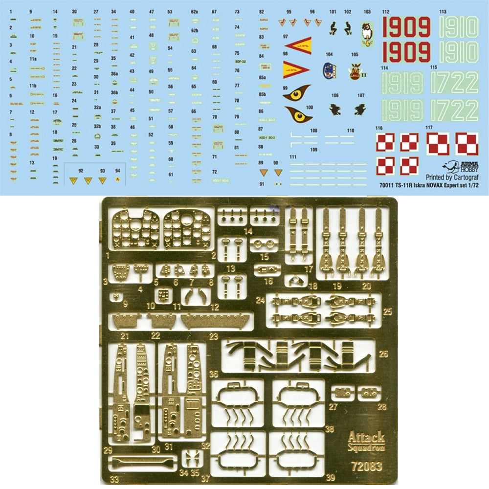 Arma Hobby 70011 TS-11 'Iskra' R Novax Expert Set 1:72 Model Kit