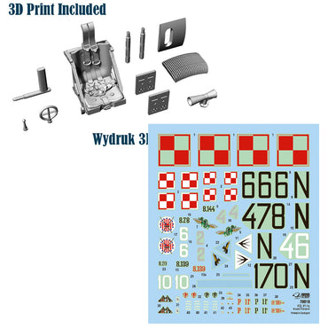 Arma Hobby 70018 PZL P.11c Brygada Poscigowa 1:72 Model Kit