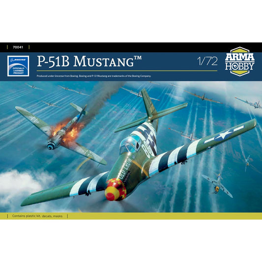 Arma Hobby 70041 North-American P-51B Mustang 1:72 Model Kit