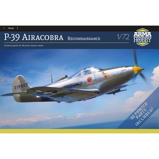 Arma Hobby 70058 P-39 Airacobra Reconnaissance 1:72 Model Kit