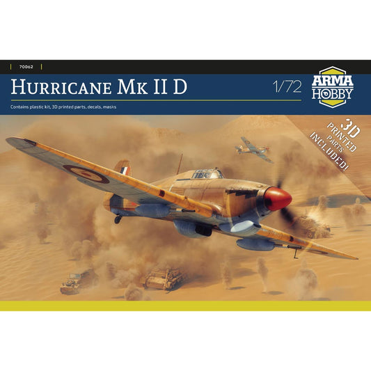 Arma Hobby 70062 Hawker Hurricane Mk.IID 1:72 Model Kit