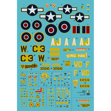 Arma Hobby 70067 North American P-51B/C Mustang 1:72 Model Kit