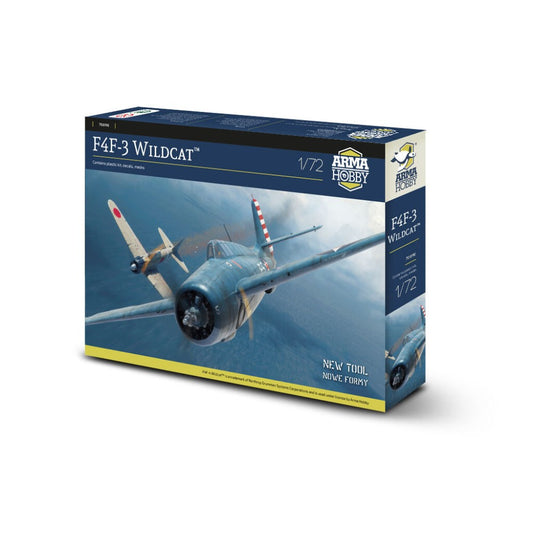 Arma Hobby 70090 F4F-3 Wildcat Carrier Based Fighter 1:72 Model Kit
