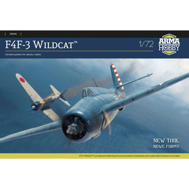 Arma Hobby 70090 F4F-3 Wildcat Carrier Based Fighter 1:72 Model Kit