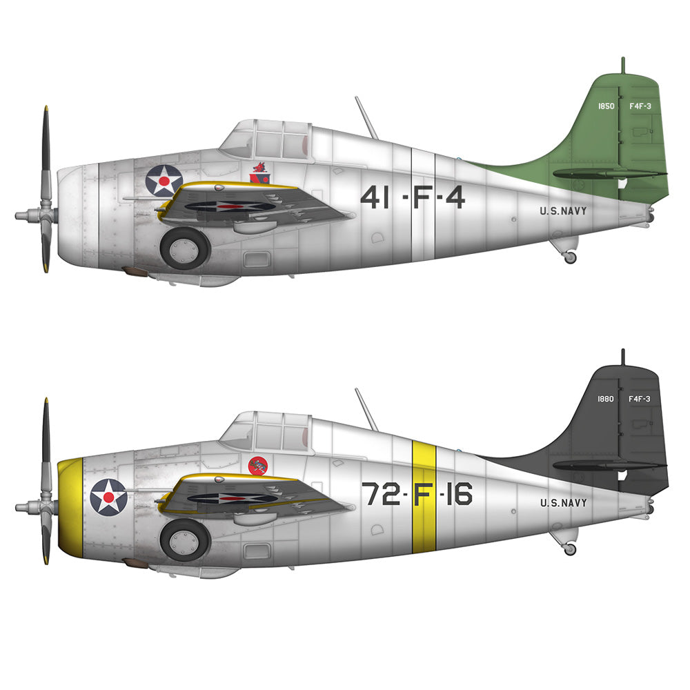Arma Hobby 70091 Grumman F4F-3 Wildcat Yellow Wings 1:72 Model Kit