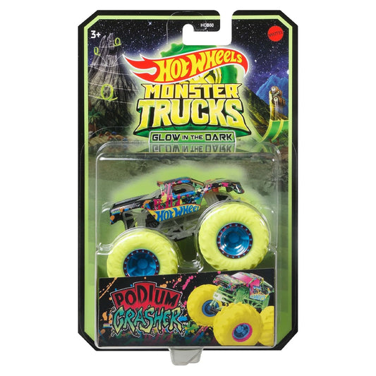 Hot Wheels HCB50 Monster Trucks - Glow in the Dark (Assorted)