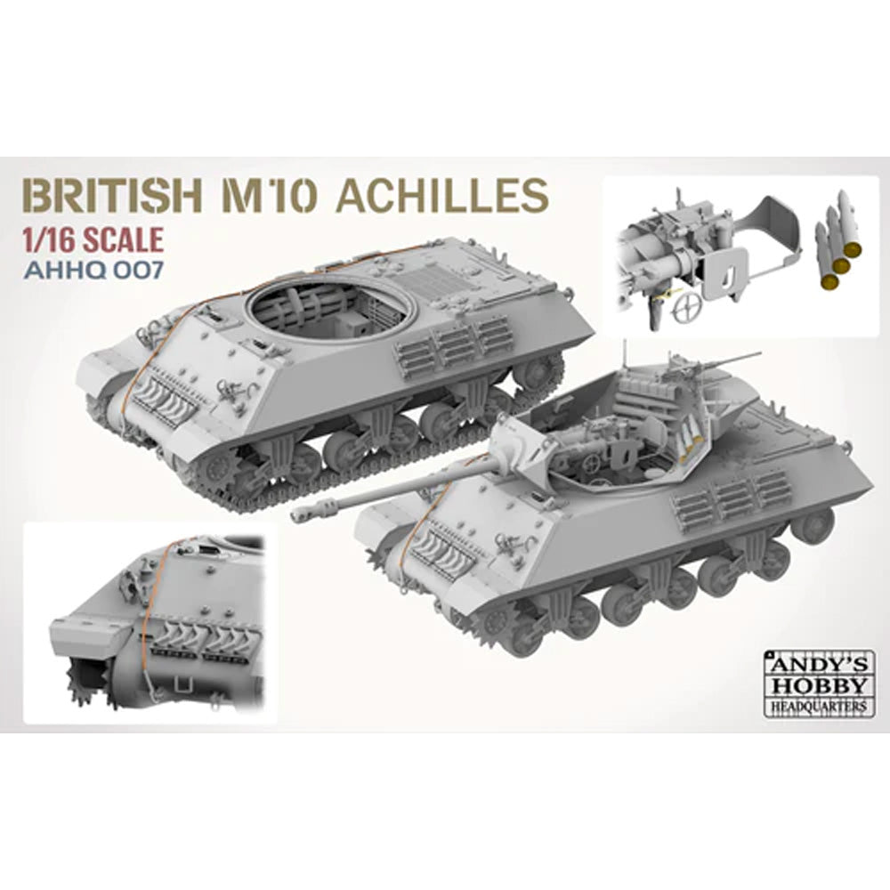 Andy's Hobby HQ 007 British Achilles M10 IIc Tank Destroyer 1:16 Model Kit