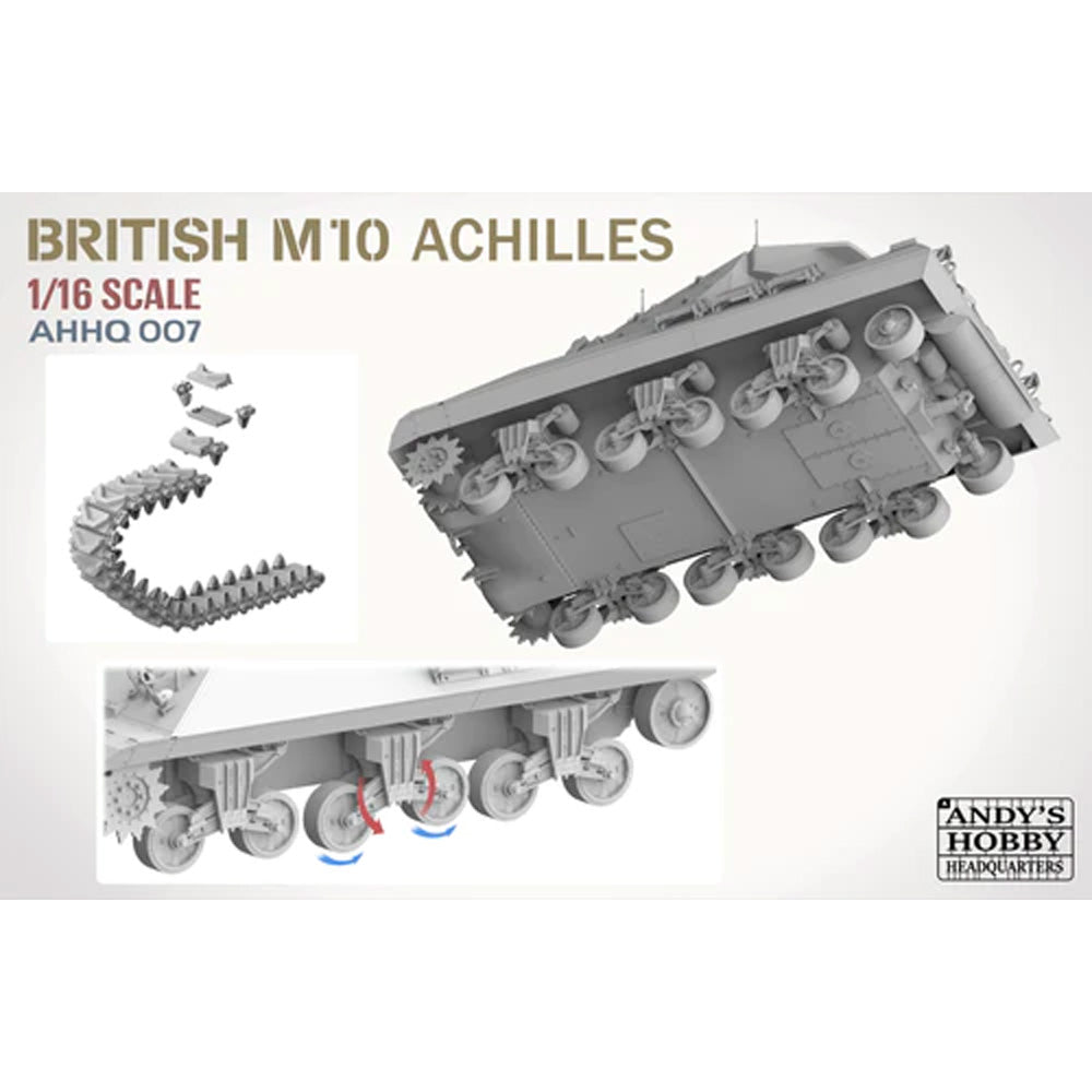 Andy's Hobby HQ 007 British Achilles M10 IIc Tank Destroyer 1:16 Model Kit