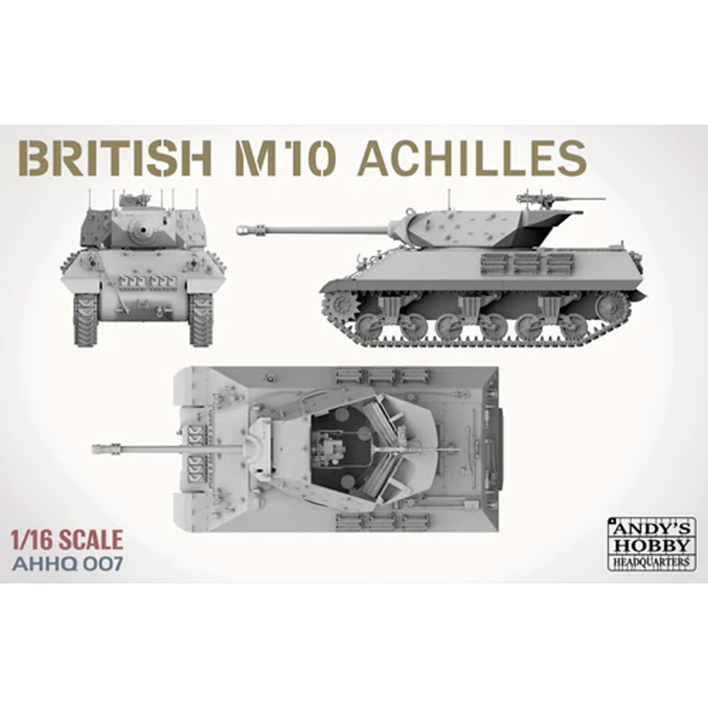 Andy's Hobby HQ 007 British Achilles M10 IIc Tank Destroyer 1:16 Model Kit
