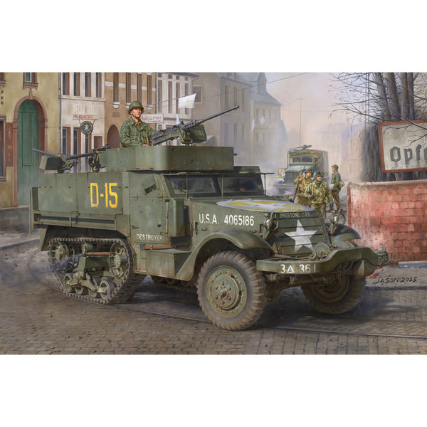 Andy's Hobby HQ 010 M3/M3A1 US Halftrack 2-in-1 1:16 Model Kit