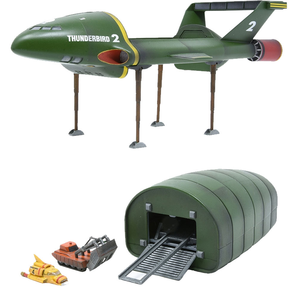 Adventures In Plastic Thunderbird 2 with Thunderbird 4 1:350 Plastic Model Kit