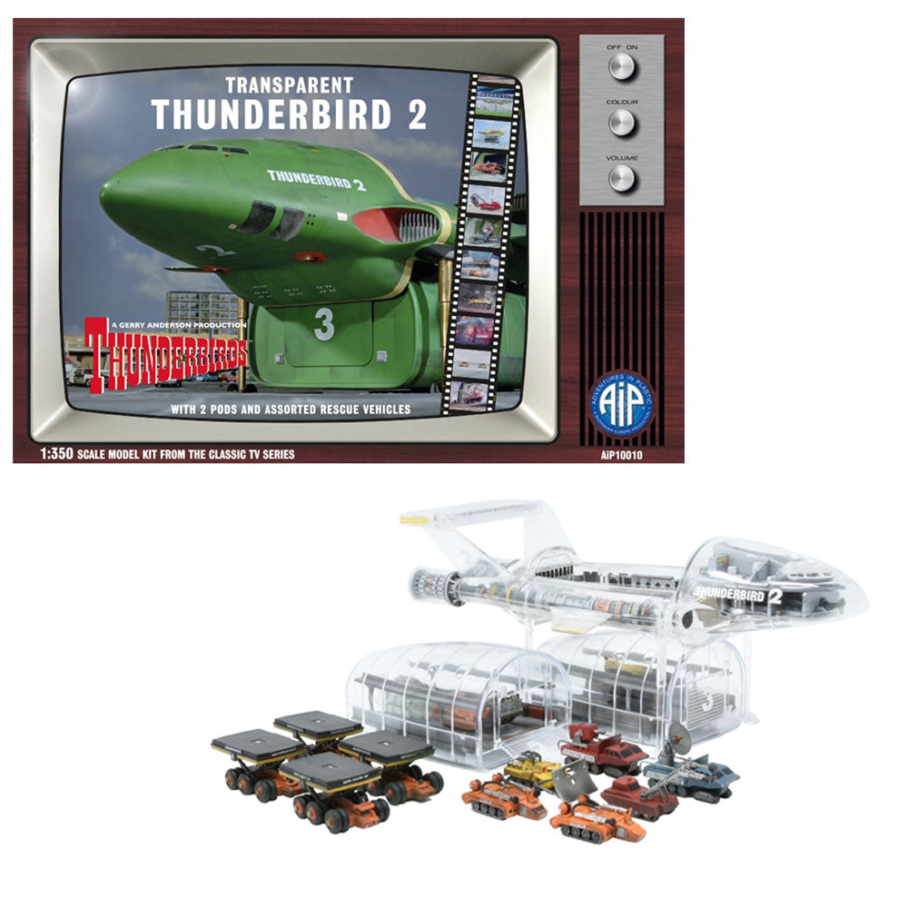 Adventures In Plastic Transparent Thunderbird 2 1:350 Plastic Model Kit